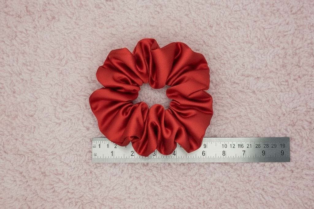 Scrunchies - Silk satin|Hair style|set of 10 - M (Set of 10)