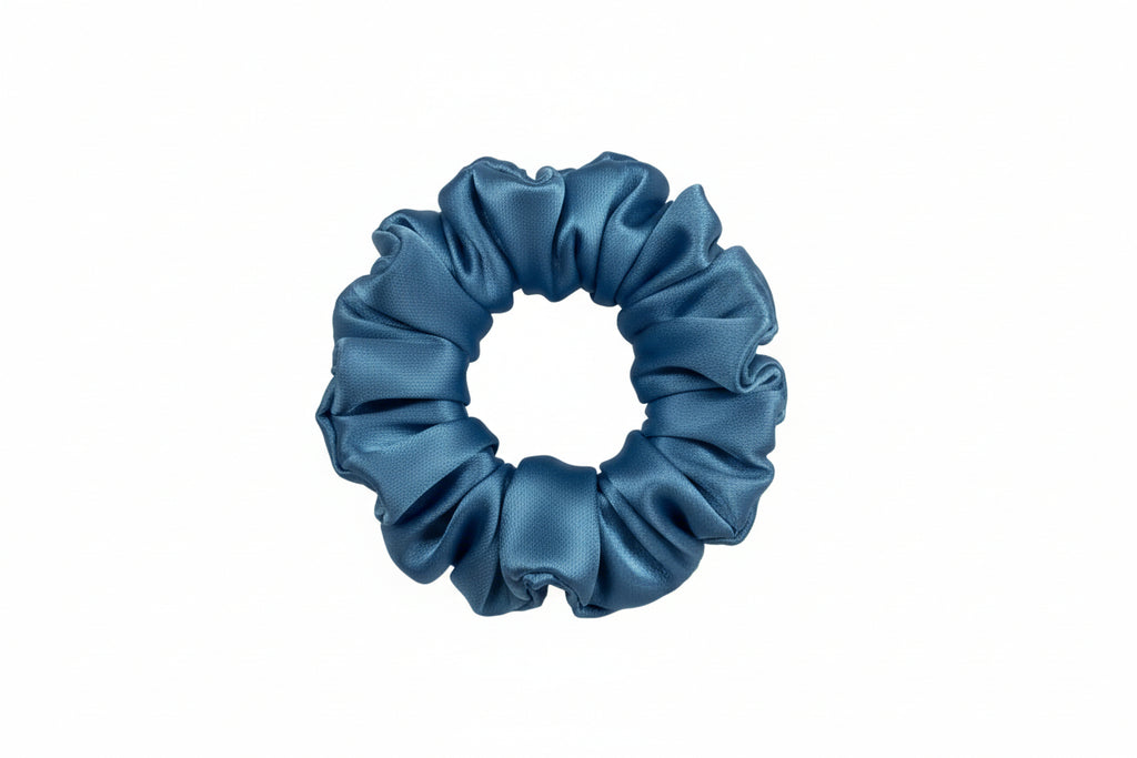Scrunchies - Silk satin|Hair style|set of 10 - M (Set of 10)