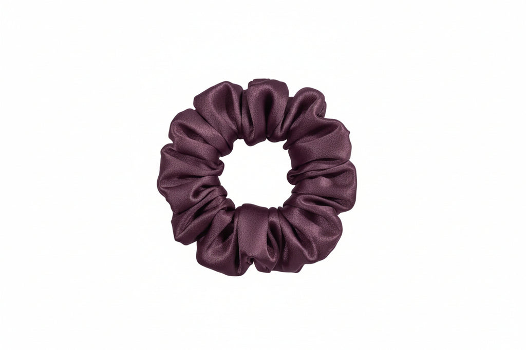 Scrunchies - Silk satin|Hair style|set of 10 - M (Set of 10)