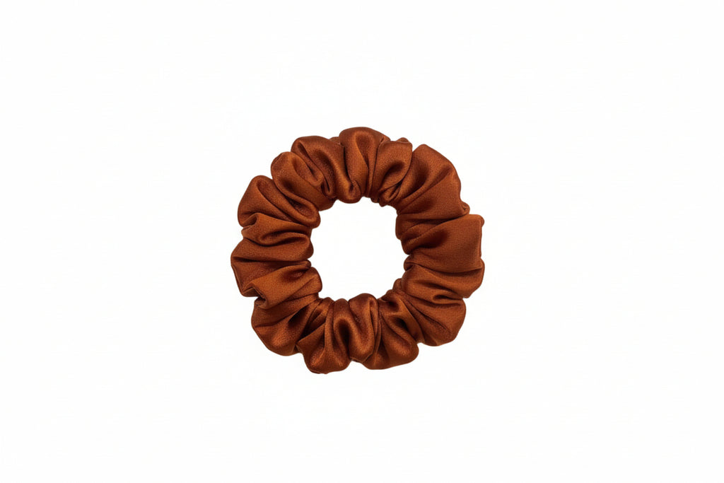Scrunchies - Silk satin|Hair style|set of 10 - M (Set of 10)