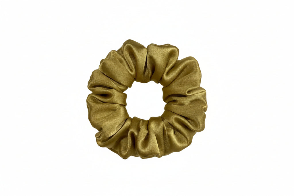 Scrunchies - Silk satin|Hair style|set of 10 - M (Set of 10)