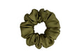 Scrunchie| Hair Tie | Premium Silk Satin | XXL(Dark Olive)