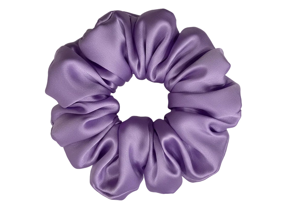 Scrunchie| Hair Tie | Premium Silk Satin | XXL(purple)