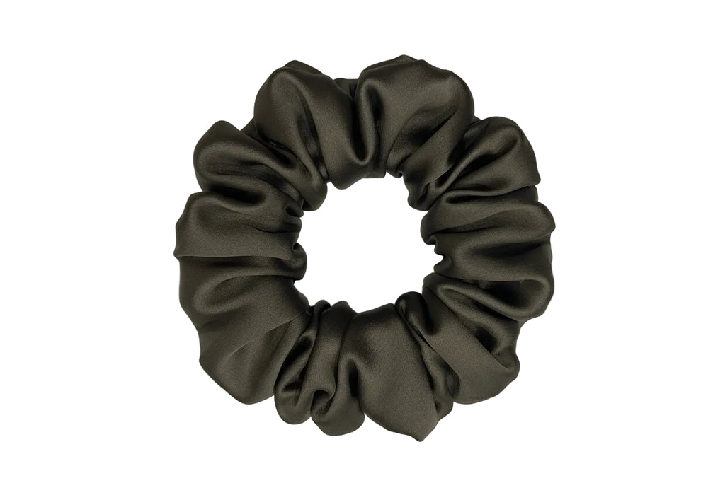 Scrunchie| Hair Tie | Premium Silk Satin | XXL(muted green)